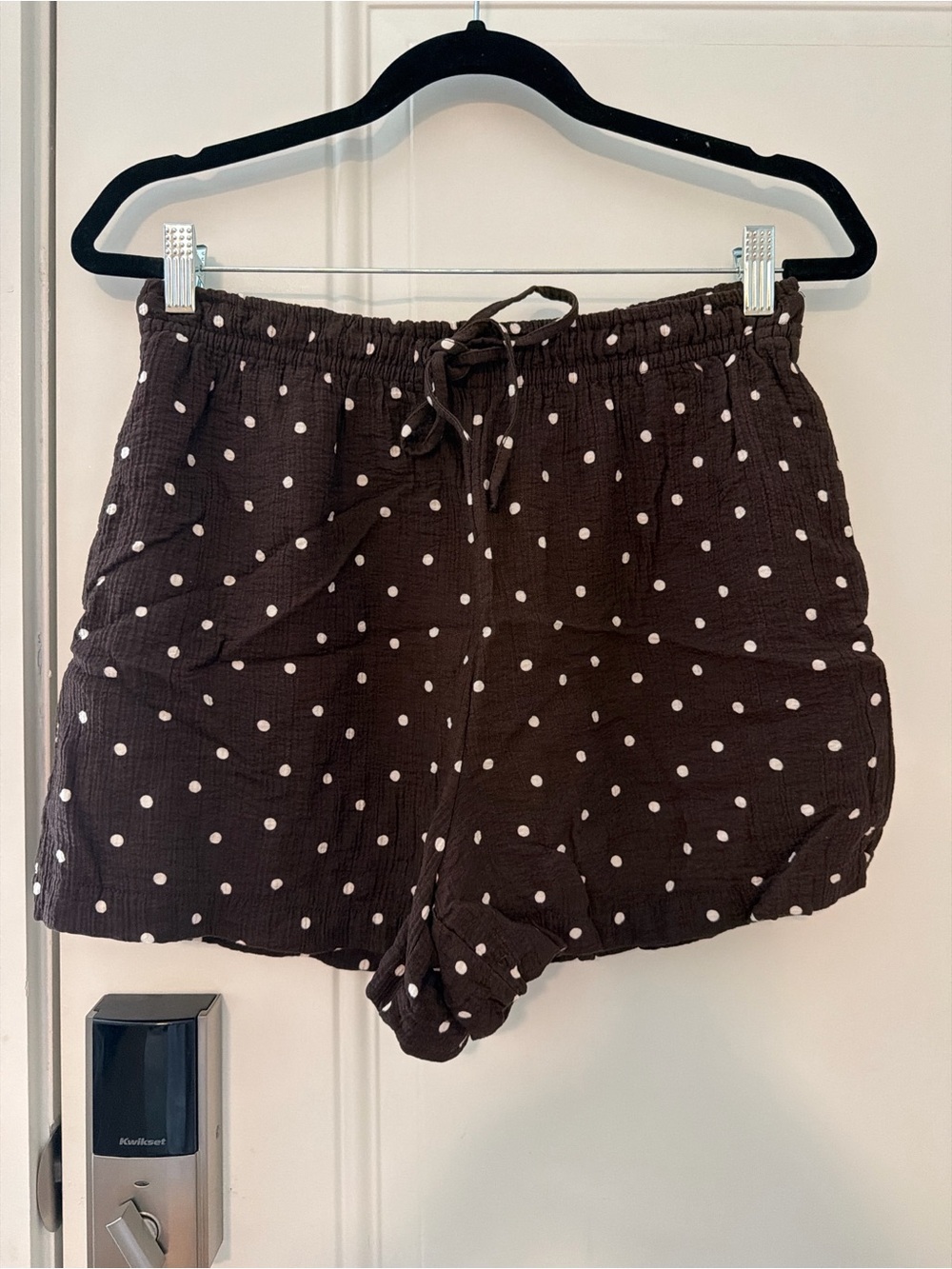 a new day Polka Dot Drawstring Women's Athletic Shorts